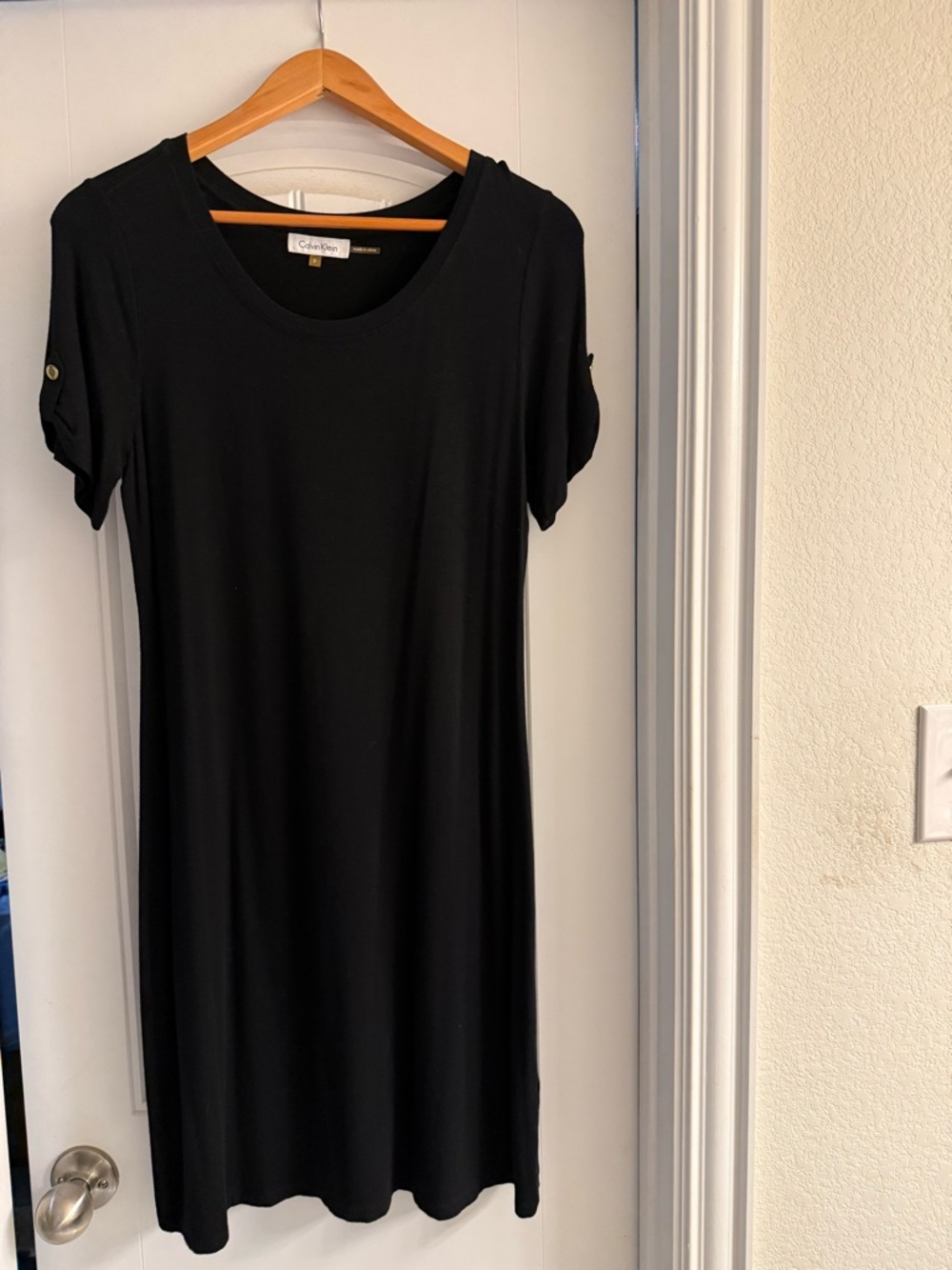 Calvin Klein Black Crewneck Short Sleeve Tee